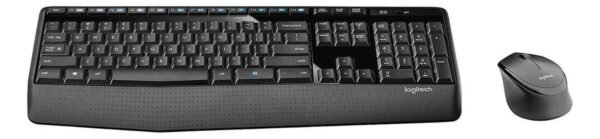Kit de teclado y mouse inalámbrico Logitech MK345 Español de color negro - Imagen 2