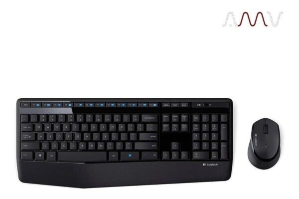 Kit de teclado y mouse inalámbrico Logitech MK345 Español de color negro - Imagen 5