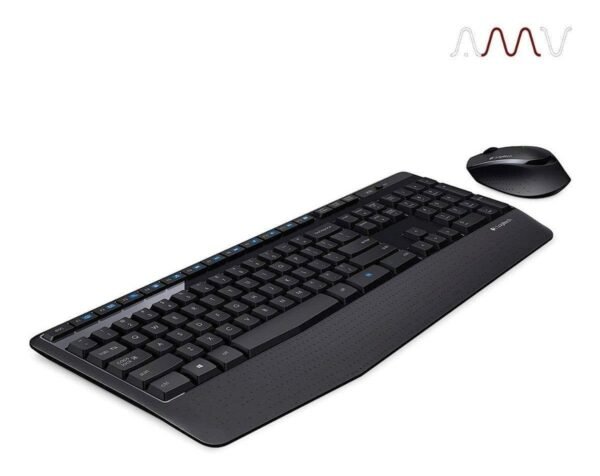 Kit de teclado y mouse inalámbrico Logitech MK345 Español de color negro - Imagen 6