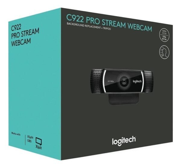 Cámara web Logitech C922 Pro Full HD 30FPS color negro - Imagen 6