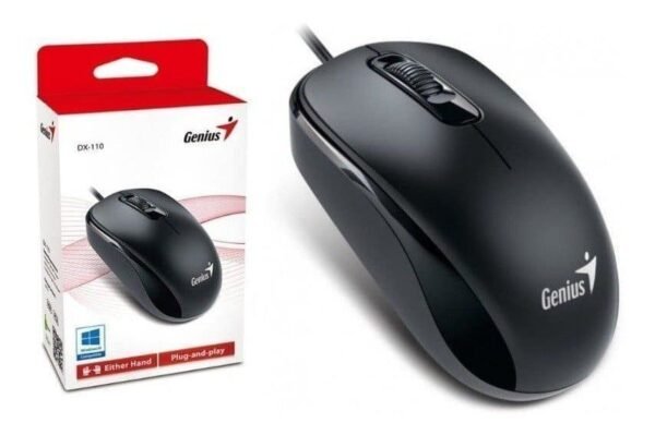 Mouse Genius DX-110 USB negro suave - Imagen 5
