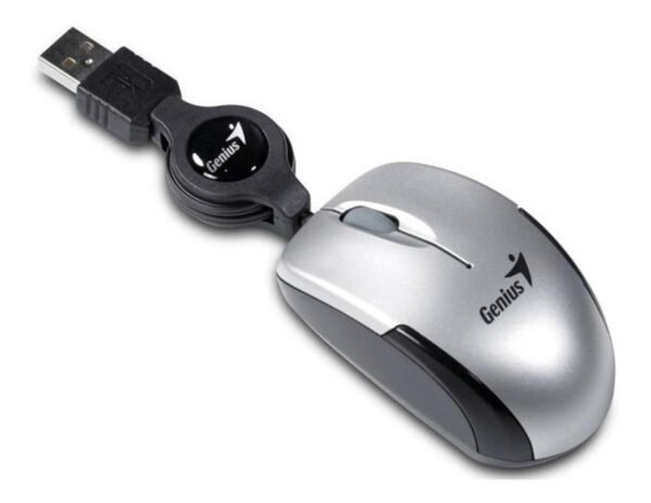 Mouse mini Genius Micro Traveler plateado