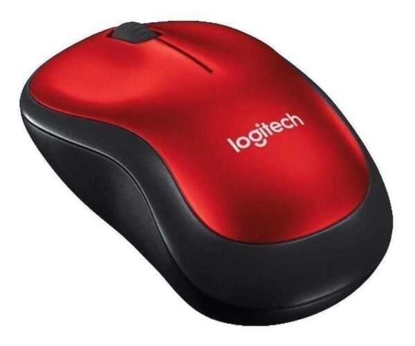 Mouse inalámbrico Logitech Inalámbrico M185 M185 rojo - Imagen 2
