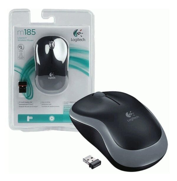 Mouse inalámbrico Logitech Inalámbrico M185 M185 rojo - Imagen 4