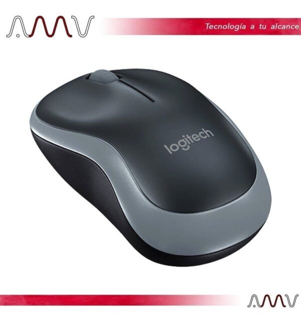 Mouse inalámbrico Logitech Inalámbrico M185 M185 rojo - Imagen 5