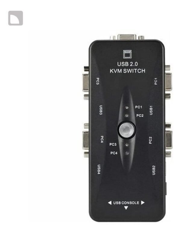 Kvm 4 Puertos Vga Usb 2.0 - Imagen 2