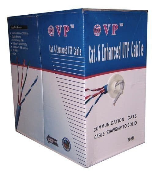 Cable Utp Nrg+ Cat5e 305 Metros - Aluminio