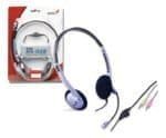 Auriculares Genius Con Microfono Azul - Ncuy