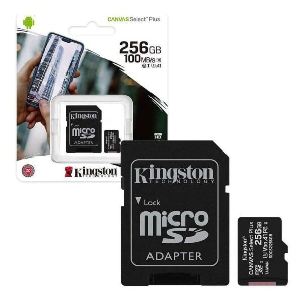 Tarjeta de memoria Kingston SDCS2/256GB con adaptador SD 256GB - Imagen 2