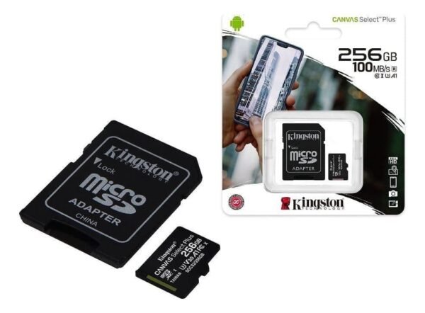 Memoria Microsd Kingston Select Plus 256gb Clase 10 - Ncuy