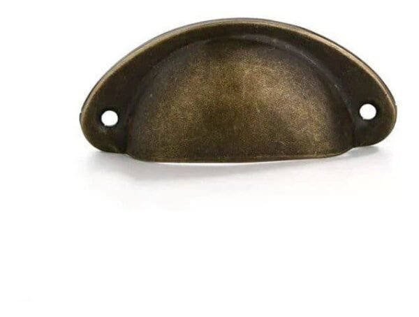 Cubetas Tirador Bronce Viejo Para Mueble De Chapa X 10 - Imagen 3