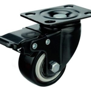 Rueda Base Con Freno Con Ruleman 40 Mm X 4 Unidades