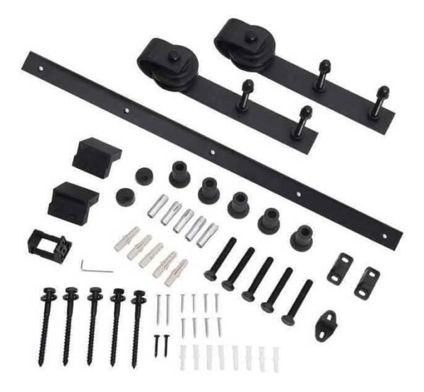 Kit Puerta Granero 3 Mts Una Puerta Dos Carros