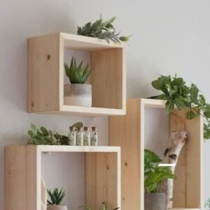 Repisa Rectangular En Pino A Medida