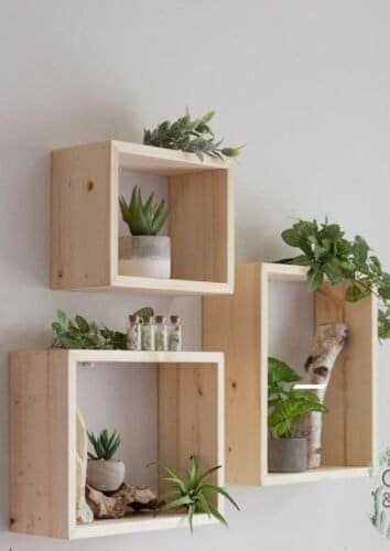 Repisa Rectangular En Pino A Medida