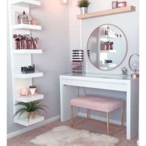 Repisa Escalera En Melaminico Blanco