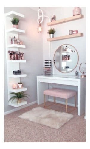 Repisa Escalera En Melaminico Blanco