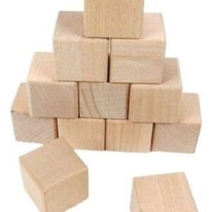 Cubo En Pino Para Pintar