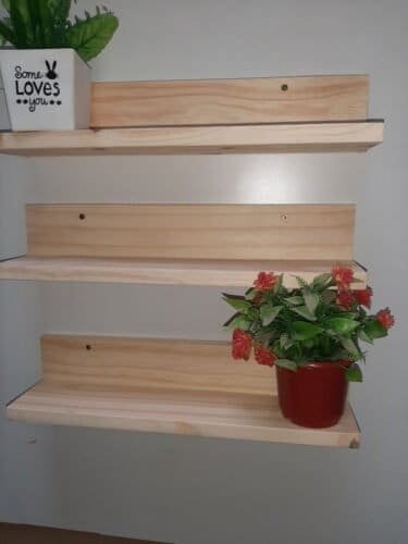 Estantería En Madera Para El Hogar 3 Unidades