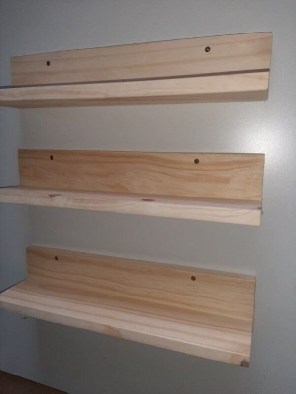 Estantería En Madera Para El Hogar 3 Unidades - Imagen 2