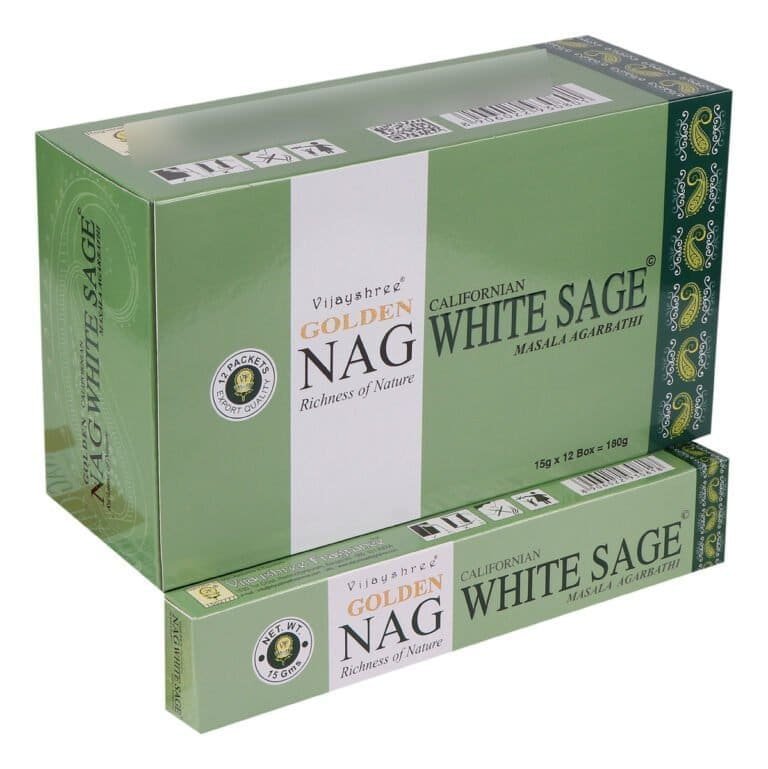 Sahumerios Golden Nag White Sage Pack X 12 Cajas De 15 Grs