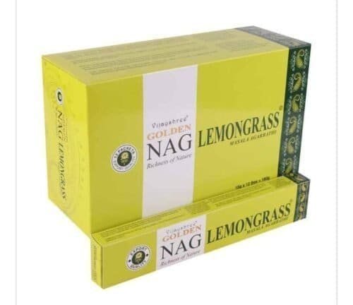 Sahumerios Golden Nag Lemongrass X 12