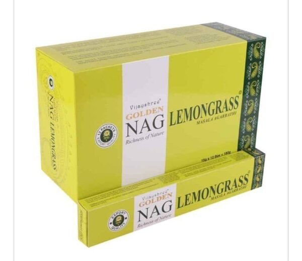 Sahumerios Golden Nag Lemongrass X 12