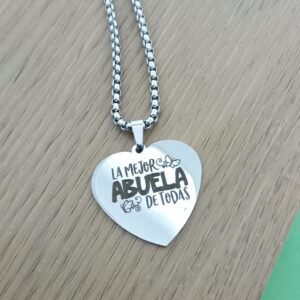 CADENA CON DIJE PARA LA ABUELA