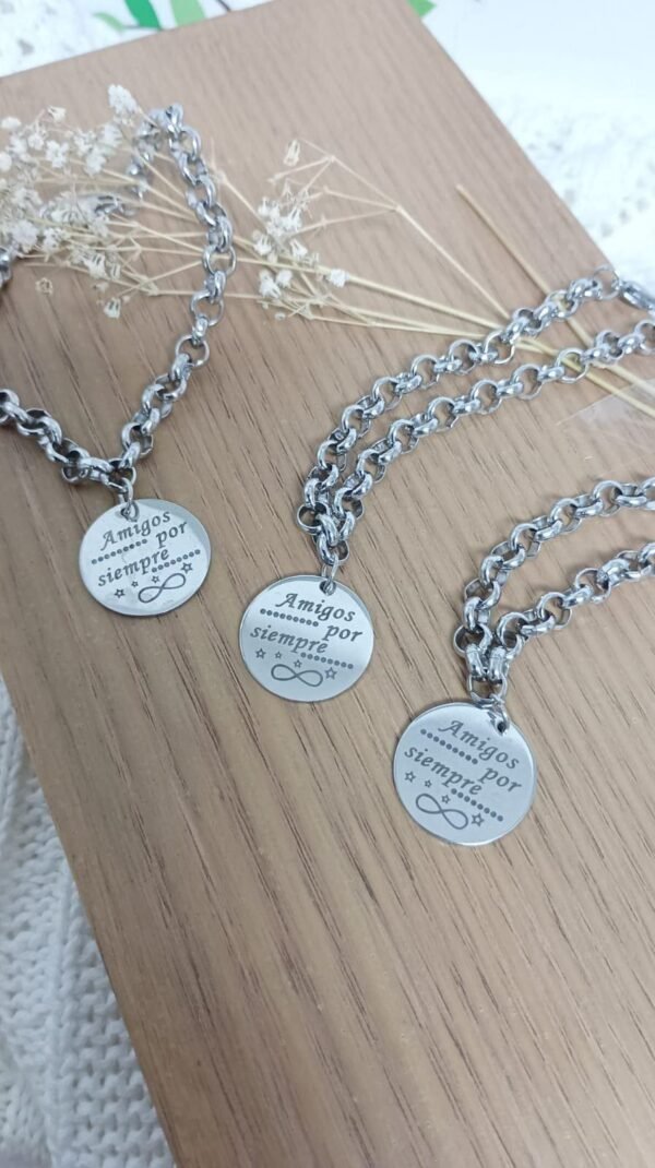 PULSERA DE ACERO AMIGAS