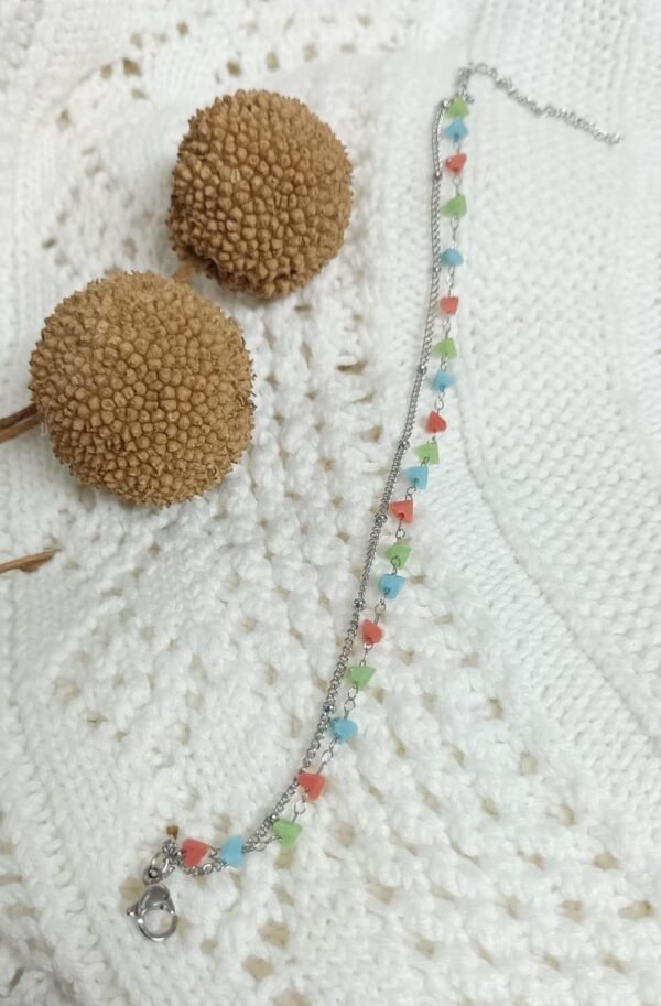 PULSERA DOBLE CON PIEDRITAS