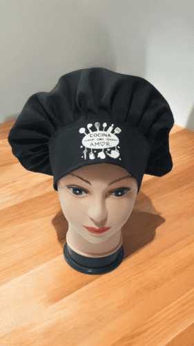Gorro chef personalizado, cofia chef