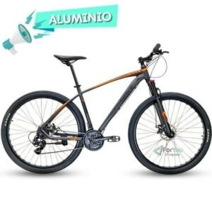 Bicicleta Montaña Rodado 29 Aluminio con Bloqueo Greenbike XT 170 Gris Naranja