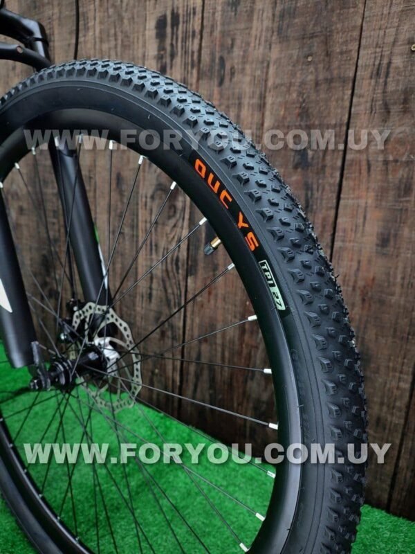 Bicicleta Montaña Rodado 29 Aluminio Greenbike X100 Gris Verde - Imagen 6