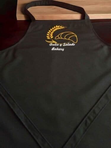Delantal de tela personalizado diseño