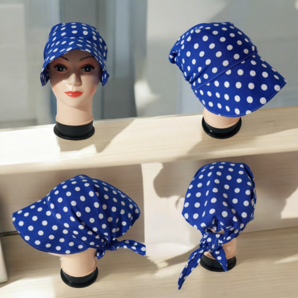 Gorro pañoleta con visera