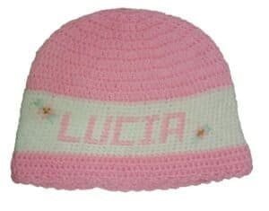 Gorros tejidos para bebes