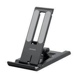 ZJ070   Soporte Tel�fono/Tablet  Plegable con Resorte  Negro  USAMS