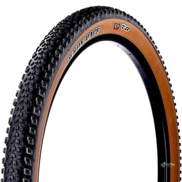 Cubierta Tubeless Para MTB Rodado 29 MAXXIS Rekon Race Tanwall Perfil Tostado