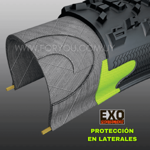 Cubierta Tubeless Para MTB Rodado 29 MAXXIS Rekon Race Tanwall Perfil Tostado - Imagen 3