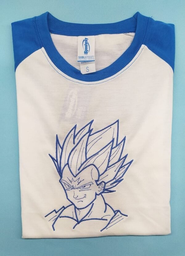 Remera Juvenil Bordada Diseños Anime
