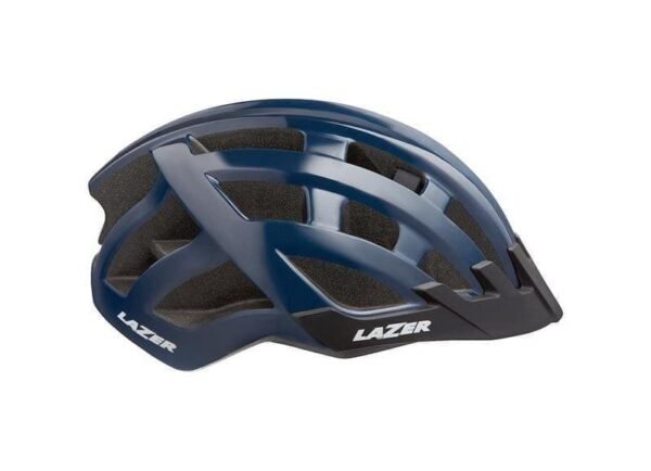 CASCO SPORT LAZER COMPACT AMARILLO FLUO AZUL OSCURO