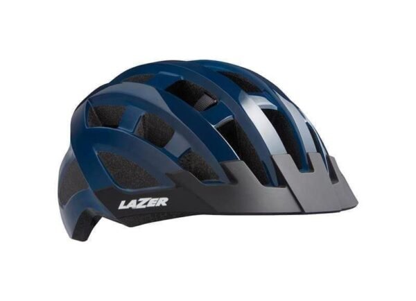 CASCO SPORT LAZER COMPACT AMARILLO FLUO AZUL OSCURO - Imagen 3