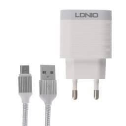 A303Q   Cargador Pared  18W  1USB QC3.0  Carga R�pida  Blanco  Micro USB   LDNIO