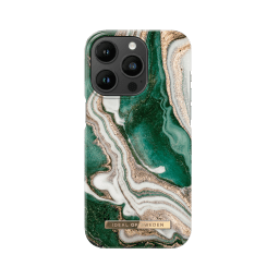 Fashion Case Apple iPhone 14Pro   Golden Jade Marble  Ideal of Sweden