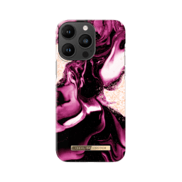 Fashion Case Apple iPhone 14Pro Max   Golden Ruby Marble  Ideal of Sweden