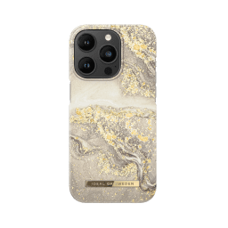 Fashion Case Apple iPhone 14Pro   Sparkle Greige Marble  Ideal of Sweden