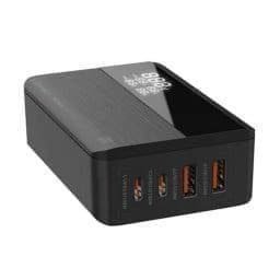 A4809C Cargador Pared 100W GaN PD+QC3. Carga R�pida Negro LDNIO