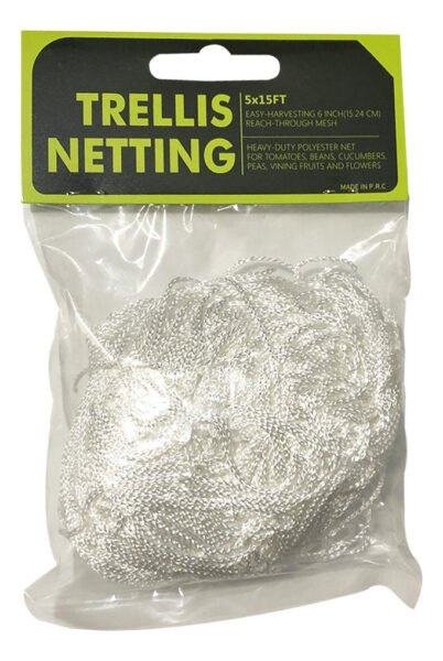 Red Elástica Malla Blanco 150cm X 450cm Trellis Netting