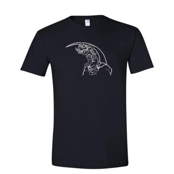 Remera de algodon con bordado de personajes animé - Imagen 4
