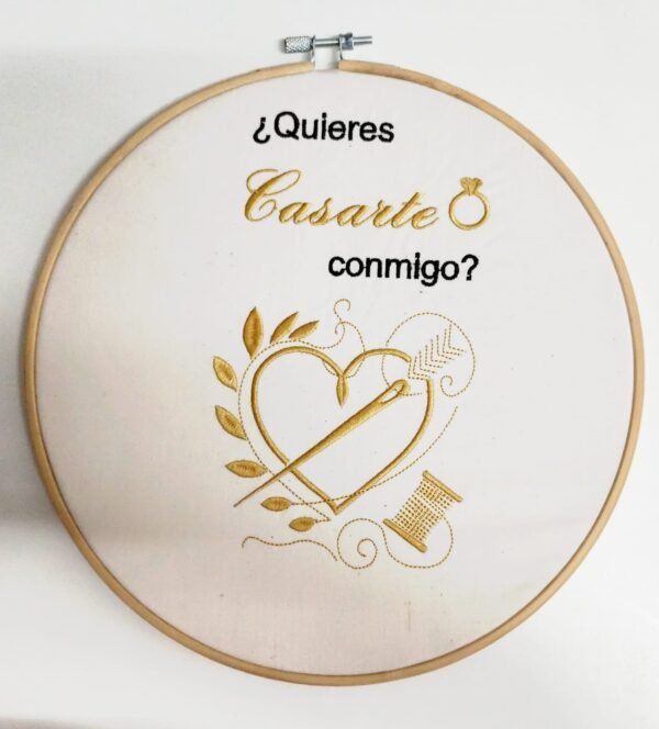 Cuadro Bordado Personalizado